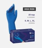 Перчатки латексные XL 1/25