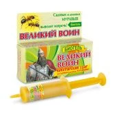 Гель БИО от тараканов и муравьев Великий Воин шприц 45г 1/60 (В/Х)