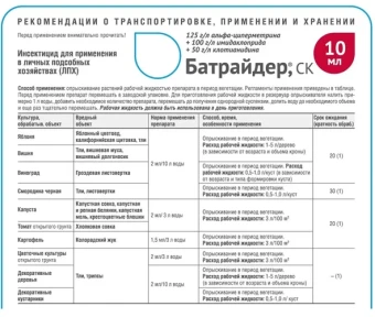 Батрайдер 10мл 180 (Август)