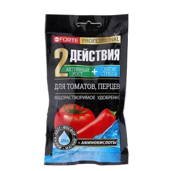 ЦБ-00005216_БФ Удобрение с аминокислотами Для томатов,перцев, пакет 100г (Русинхим)