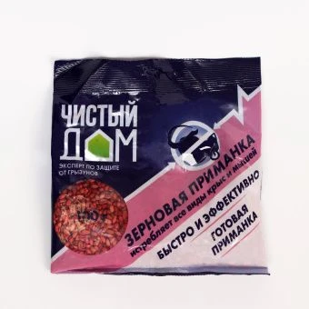 00004624_Чистый Дом зерно от крыс и мышей Форет 100г (ТЭ)