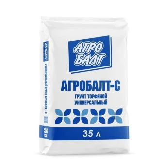 ЦБ-00021095_Торф Агробалт-С +NPK верховой фр 0-20мм 35л (РТИ)