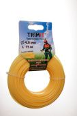 Леска для триммера 4мм x 15м звезда ТРИМИТ 1/40