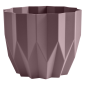 Геометрия кашпо 0,8л d13см h16см пыльная роза 1/27 (ФлораПласт)