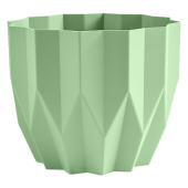Геометрия кашпо 0,8л d13см h16см мята 1/27 (ФлораПласт)