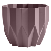 Геометрия кашпо 0,8л d13см h16см мокачино 1/27 (ФлораПласт)