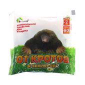 Средство от кротов и землероек 60г 1/90шт ДЕЗ-ЭКСПЕРТ
