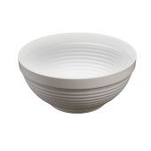 Миска Парма без поддона 1,3л d17 h8,5 белая 1/26 (ТехПласт)