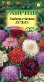 Скабиоза пурпурная Дугласа махровая  смесь 0,2 г (Гавриш)
