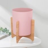 Алессия кашпо 1,8л d17 h18,5 розовый М8265 1/15 Альтернатива***