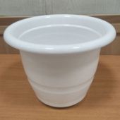 Уценка Виола горшок без поддона 2л d19 h14,5 белый Альтернатива