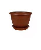 Флора горшок с поддоном 2,6л d20 h14 терракот 1/30 (ТехПласт)
