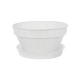 Виолетт Классик кашпо с поддоном 2л d20 h10,5 мраморный (Ангора) 1/60