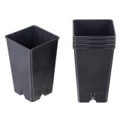 Горшок технический квадрат высокий Роза 6л 19x19 h23 1/10 Горшок технический квадрат высокий Роза 6л 19x19 h23 1/10