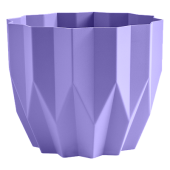 Геометрия кашпо 0,8л d13см h16см лаванда 1/27 (ФлораПласт)