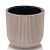Линеа кашпо 2,3л d170 h147 темно-бежевый 1/24 (ФлораПласт)