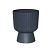 Бекер кашпо 2,8л d 17,5 h 19,5 антрацит 1/8 (ТехПласт)