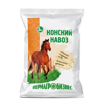 ЦБ-00019249_Удобрение Конский навоз гранулированный 3 кг (ПАБ) Е