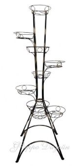 Подставка Башня-9 на 9 цветов белая с золотом (ФД)