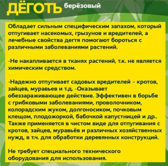 Деготь березовый 250мл 130