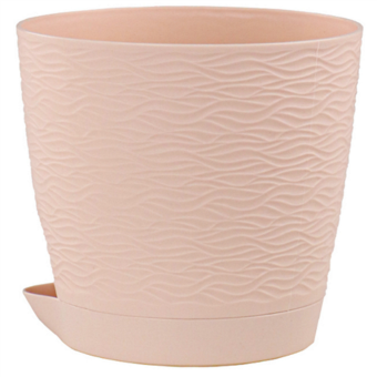 00033353_Блюз кашпо с поддоном 1,2л d14 h13см пудр