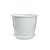 Венеция фиалочница горшок с поддоном 0,75л d12 h10,5 белый 1/10/60 (ТехПласт)