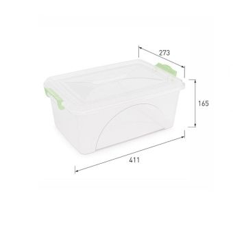 00027305_Контейнер прямоугольный 11,5л с ручками 411х273х165 мм М425 1_10 Альтернатива