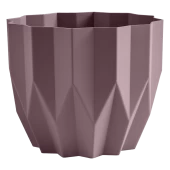 Геометрия кашпо 0,8л d13см h16см пыльная роза 1/27 (ФлораПласт)