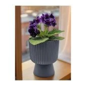 Бекер кашпо 2,8л d 17,5 h 19,5 антрацит 1/8 (ТехПласт)