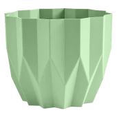 Геометрия кашпо 0,8л d13см h16см мята 1/27 (ФлораПласт)