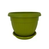 Флора горшок с поддоном 4л d23 h16 папоротник 1/26 (ТехПласт)