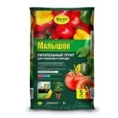 Грунт Малышок Для томатов и перцев 5л 1/5/315 (Ф+)