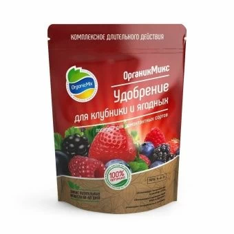 ОрганикМикс Удобрение для клубники и ягодных 200г 1/36 (Э/Ф)