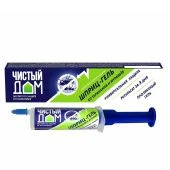 Гель от тараканов и муравьев Чистый Дом шприц 20мл 1/45 (Т/Э)