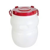 Бочка 50л белая с широким горлом (Радиан) 1/3