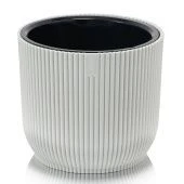 Линеа кашпо 2,3л d170 h147 светло-серый 1/24 (ФлораПласт)