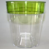 Протея 1,4л Зеленый ободок d13,5  h15