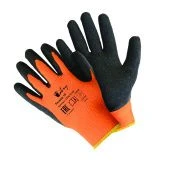 Перчатки Утепленные полиэстер с текстурированным латексным покрытием 1/12
