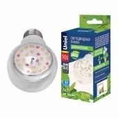 Лампа светодиодная для растений LED-A60-10W прозрачная арт.UL-00007404 (ПрЭн)