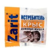 ТриКота тесто брикет от крыс и мышей 100г Зарит 1/50 (Летто)