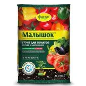Грунт Малышок Для томатов и перцев 25л 1/60 (Ф+)