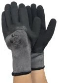 Перчатки Утепленные двухслойные из полиэстера с покрытием из вспененного латекса 1/12
