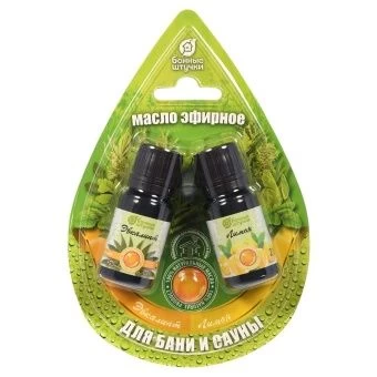 Набор эфирных масел Эвкалипт и лимон 2х10мл арт.32371 1/20 (Б/Ш)