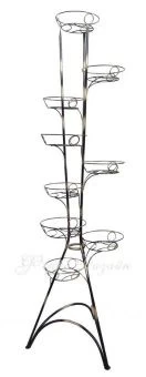 Подставка Стандарт-9  на 9 цветов черная с золотом (ФД) Подставка Стандарт-9  на 9 цветов черная с золотом (ФД)