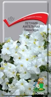 00021374_Петуния Лавина белая ампельная 10шт (ПОИС