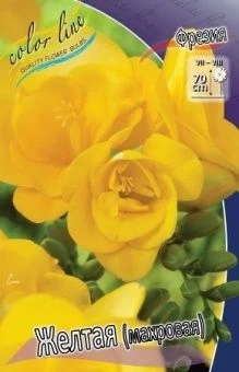 00027448_Фрезия  Желтая махровая 10шт (КолорЛайн)