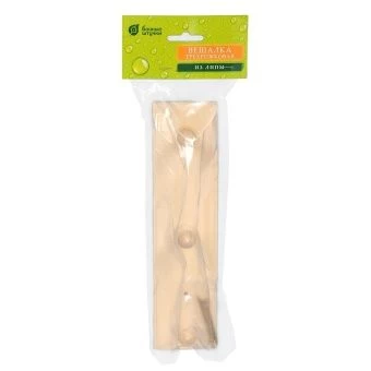 00038819_Вешалка 3-х рожковая липа 25х6,5х7см арт.32135 1_5 (Б_Ш)