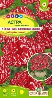 00036506_Астра Седая Дама Красная карликовая 0,2г 