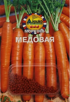 00003810_Морковь ГРАНУЛЫ Медовая 300шт серия Грядка Лентяя (Агрико)
