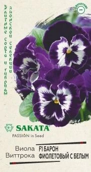 00040569_Виола Барон Фиолетовый с белым F1 Виттрок